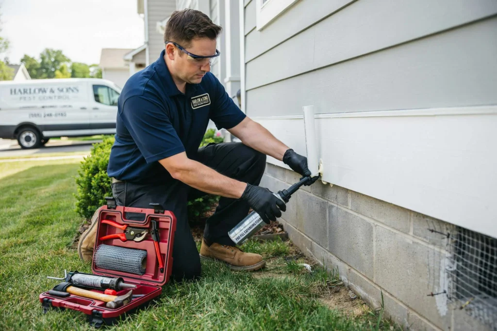 Rodent entry point sealing service in Palm Redwood City